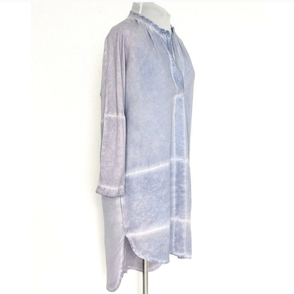 Porridge by Anthropologie tencel feel tiedye wash lightweight 3/4 sleeve dress S - Picture 3 of 12